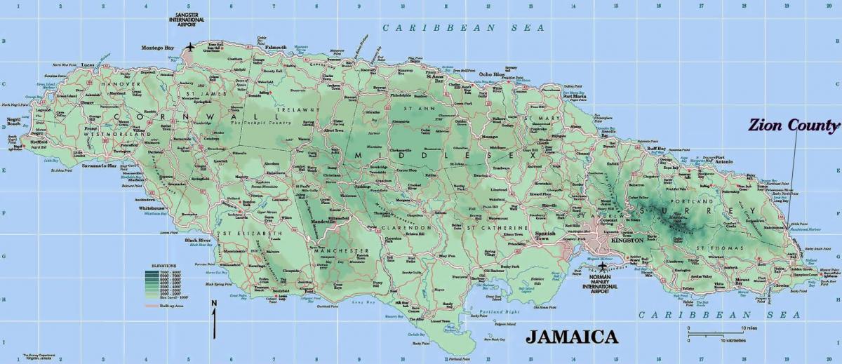 Anzeigen von detaillierten Jamaika